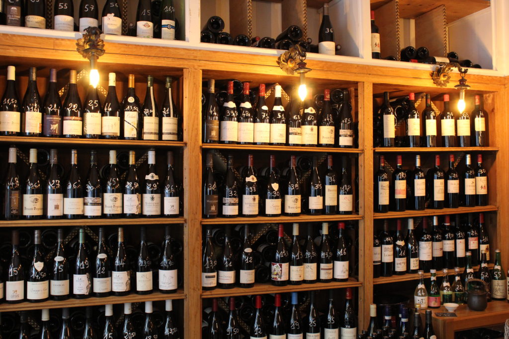 Les Larmes du Vin, la cave