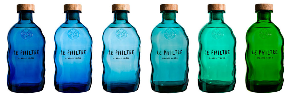 Le Philtre Organic Vodka la série de 6 bouteilles