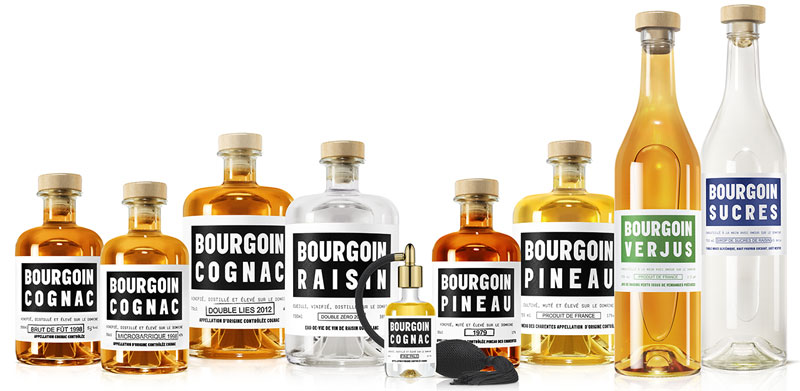 La famille des cognacs Bourgoin