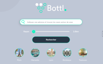 Bottl. a ouvert Bottl.search, un annuaire de tous les cavistes français