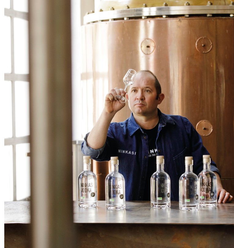 Alban Perret, maitre distillateur de Ninkasi