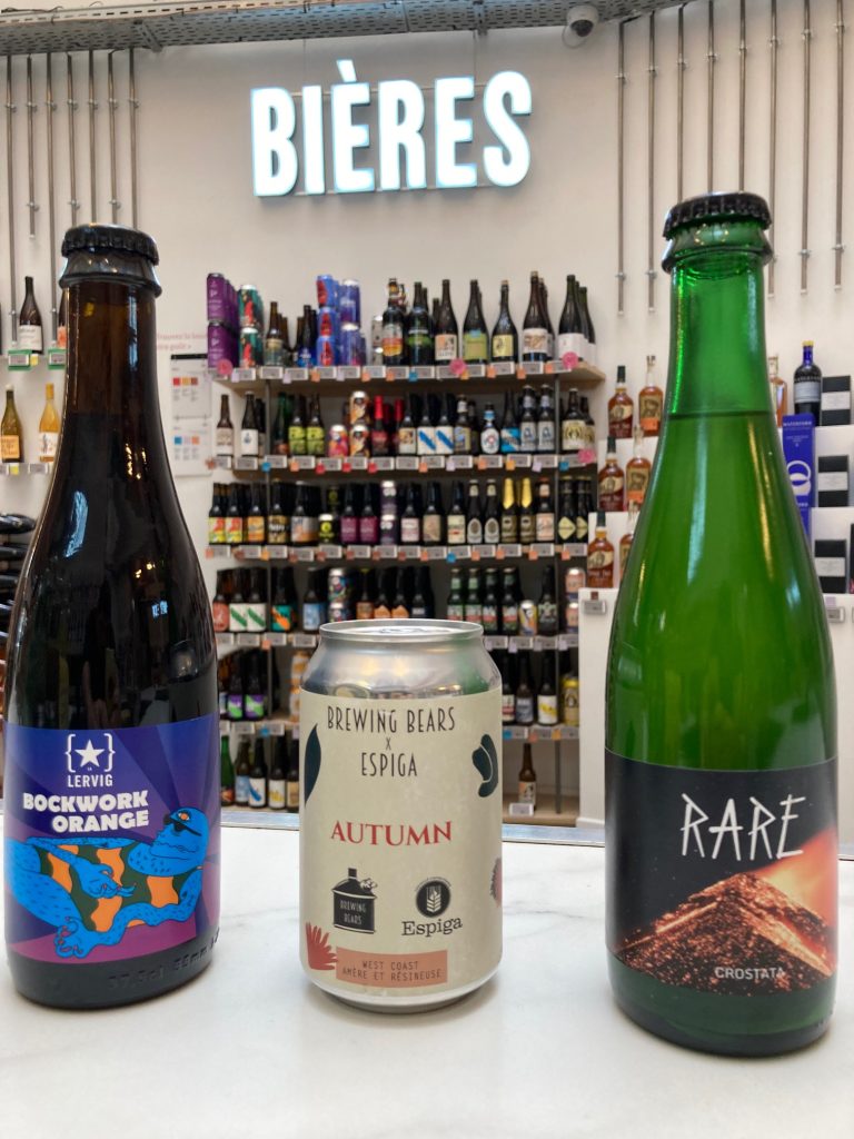 Assortiment de bières proposé par Tristan